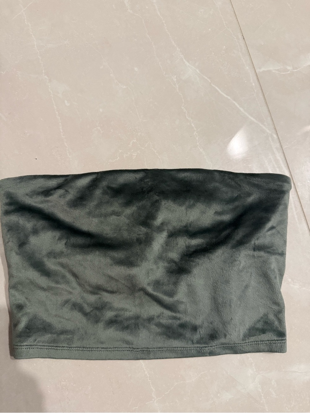 NWT Velvet Strapless Tube Top